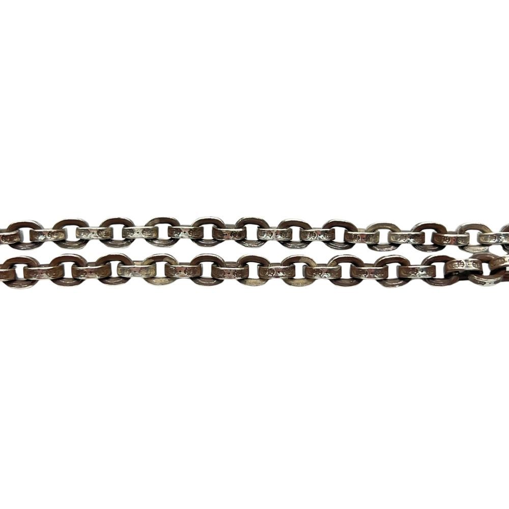 CHROME HEARTS クロムハーツ シルバーペーパーチェーンネックレス 18