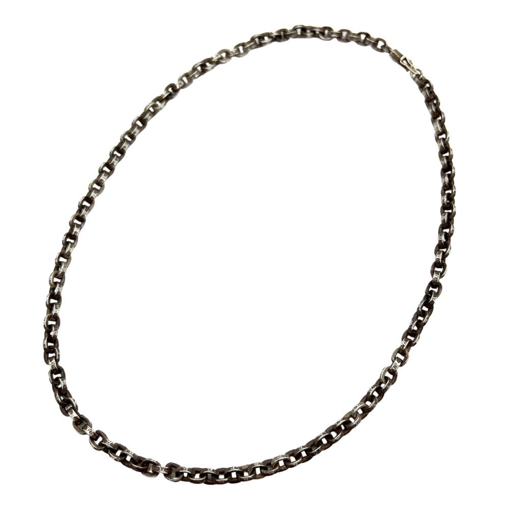 CHROME HEARTS クロムハーツ シルバーペーパーチェーンネックレス 18