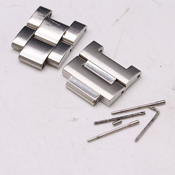 良品 セイコー 7S26-0350 純正コマ 2&2コマ シルバーカラー 20/18mm用 メンズ腕時計 2000000 NSK MST