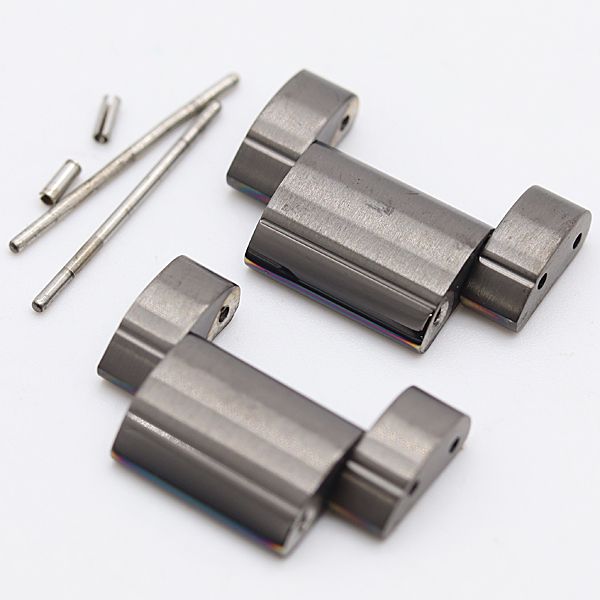 良品 シチズン エコドライブ プロマスター E660-S115451 純正コマ 2コマ ブラックカラー 20ｍｍ メンズ腕時計 2000000 NSK KZK