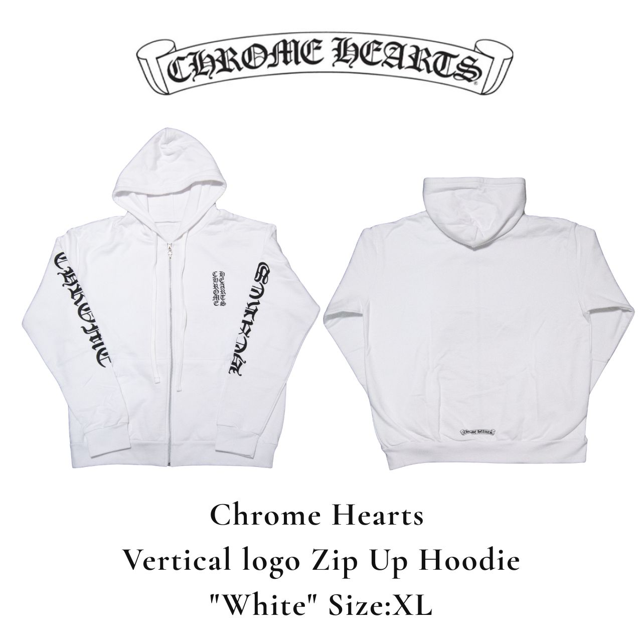 Chrome Hearts クロムハーツ Zip Hoodie ジップパーカーフーディ-購入純正