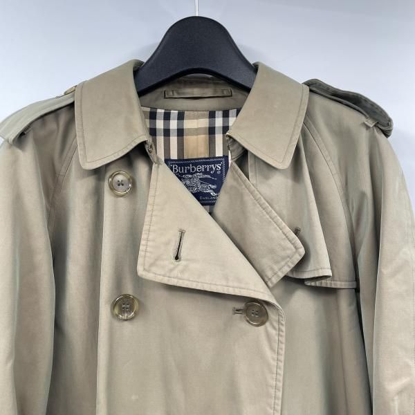 【中古】90s BURBERRYS タマムシカラー トレンチコート サイズ表記なし バーバリー[17][240017768267] 中古】90s BURBERRYS タマムシカラー トレンチコート サイズ表記なし
