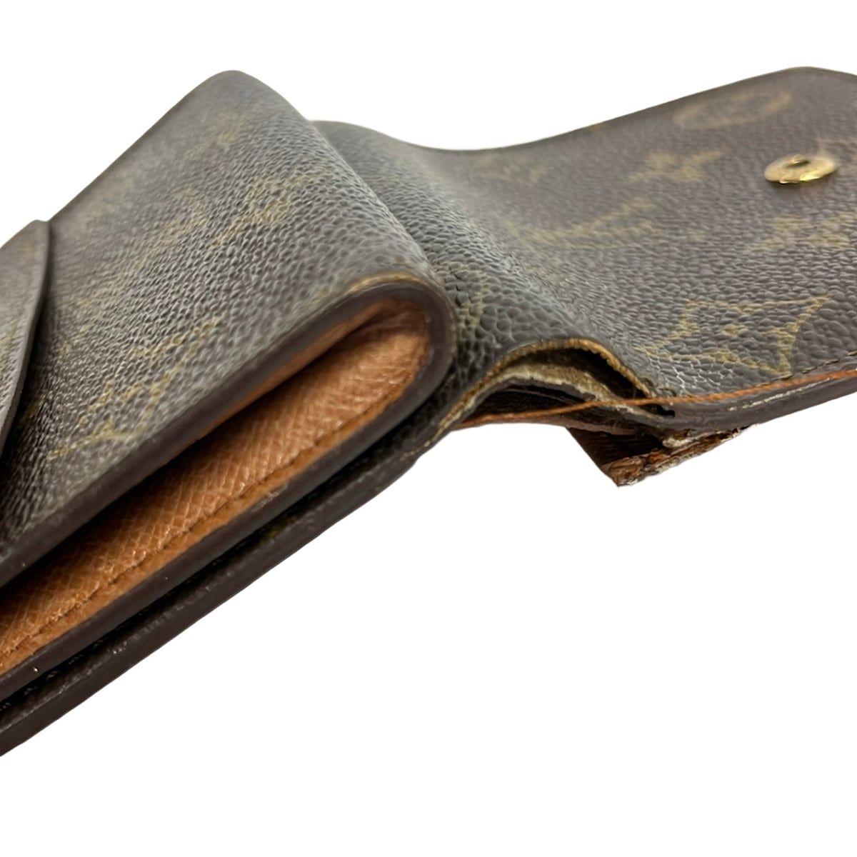 LOUIS VUITTON(ルイヴィトン) Wホック財布 モノグラム ポルトモネビエ