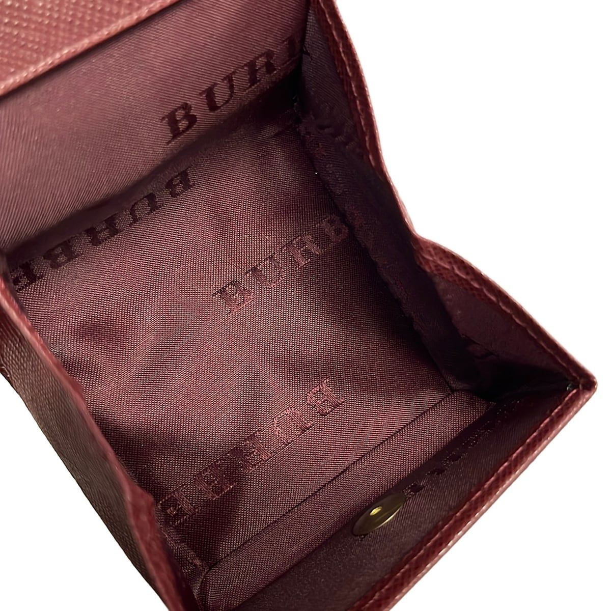 BURBERRY/Burberry(バーバリー) コインケース - ボルドー×ベージュ×黒 