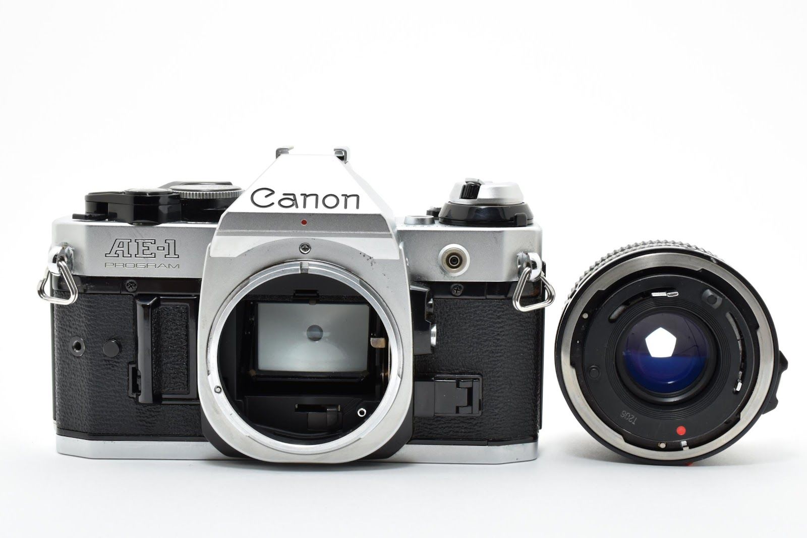 ☆良品☆ キャノン CANON AE-1P ボディ シルバー NEW FD 50MM F1.8