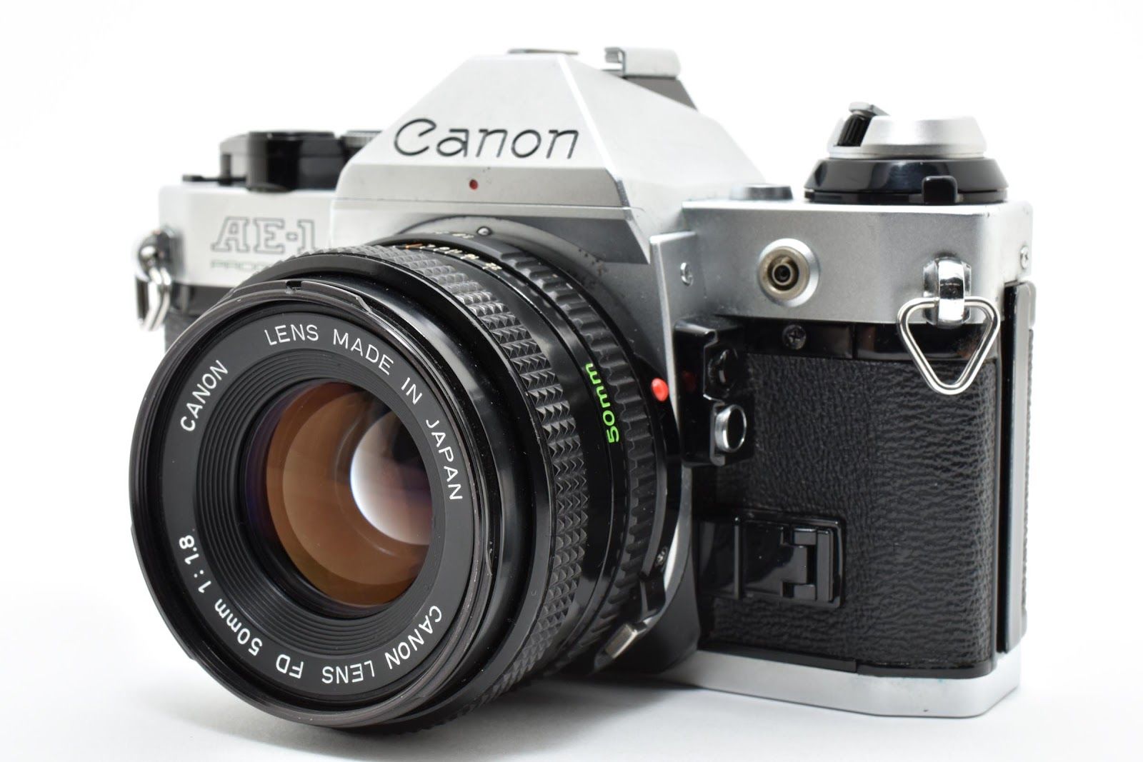 ☆良品☆ キャノン CANON AE-1P ボディ シルバー NEW FD 50MM F1.8