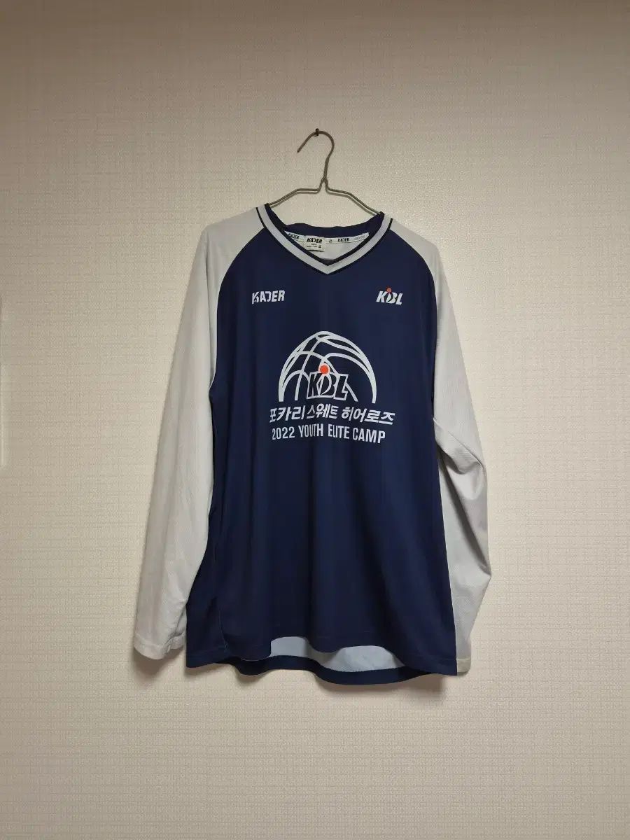 ポカリスウェット ヒーローズ youth エリート キャンプ 選手用支給用 バスケット 長袖Tシャツ XLサイズ