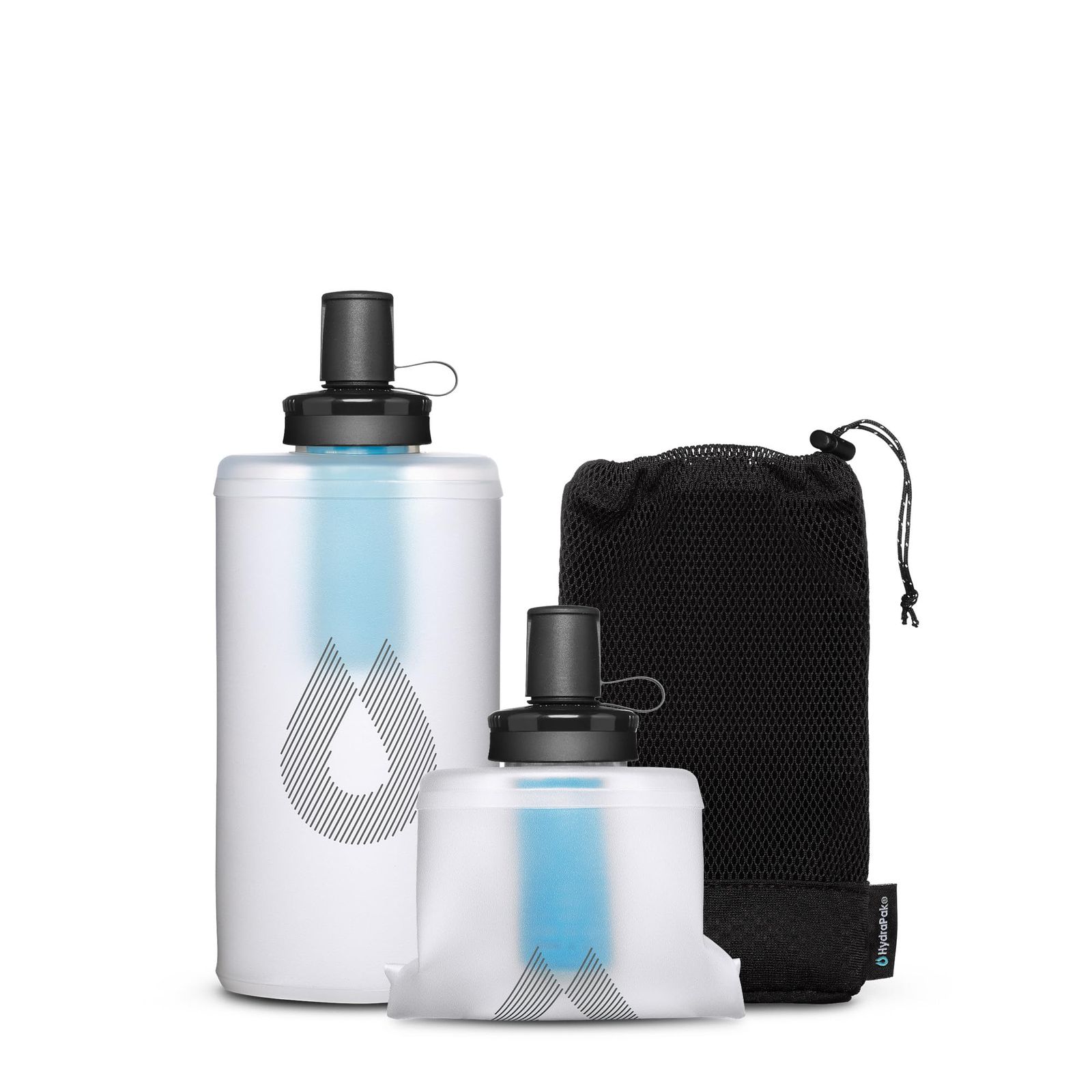 HydraPak PackFlask+ (750ml) - バックパック用ハーネスマウントろ過ウォーターボトル - ハンズフリー、簡単にアクセスできる超軽量折りたたみパックソフトフラスコ ハイキング&バックパッキング用 フィルター付き 11,305円