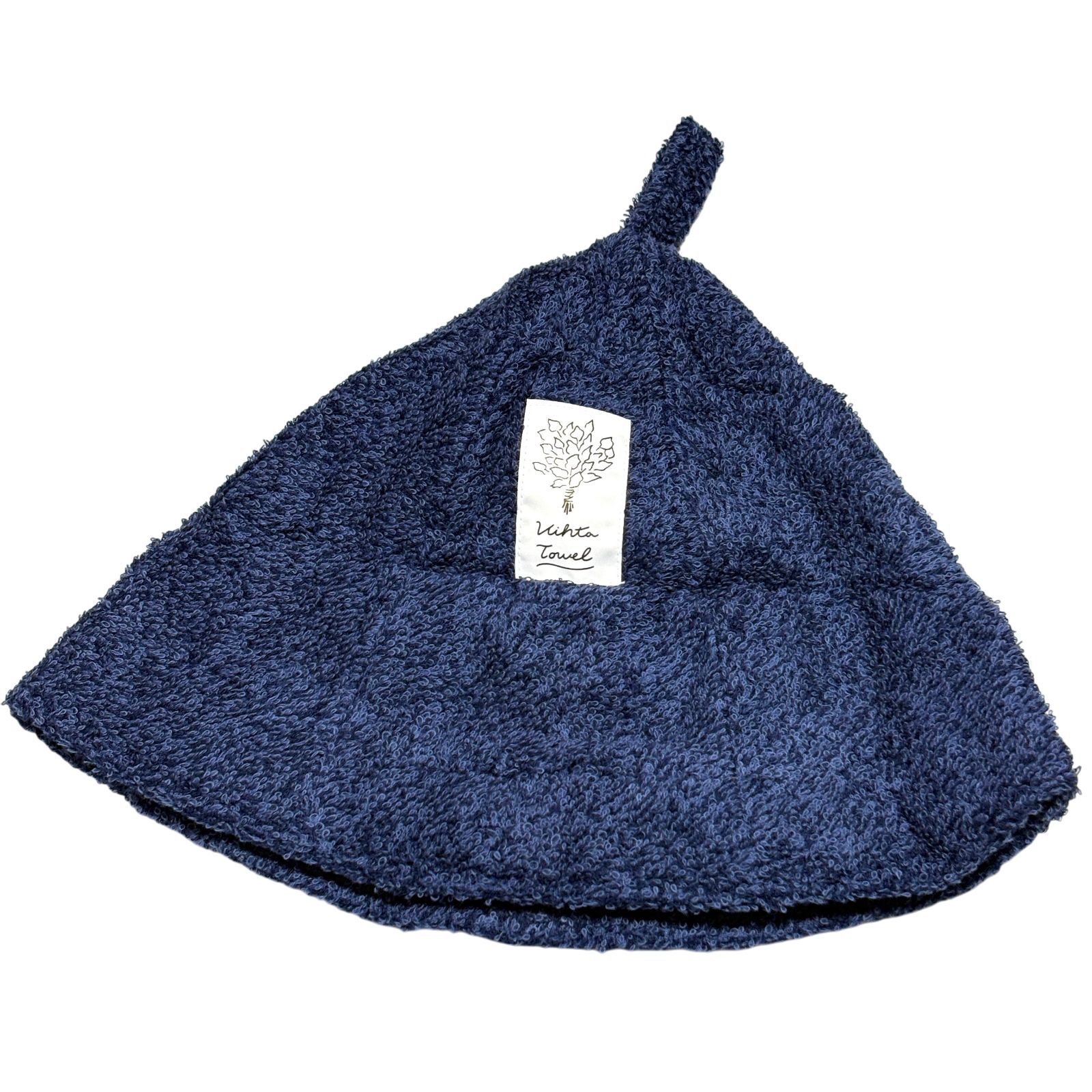 Vihta Towel サウナハット ネイビー タオル地 サウナキャップ サウナ 