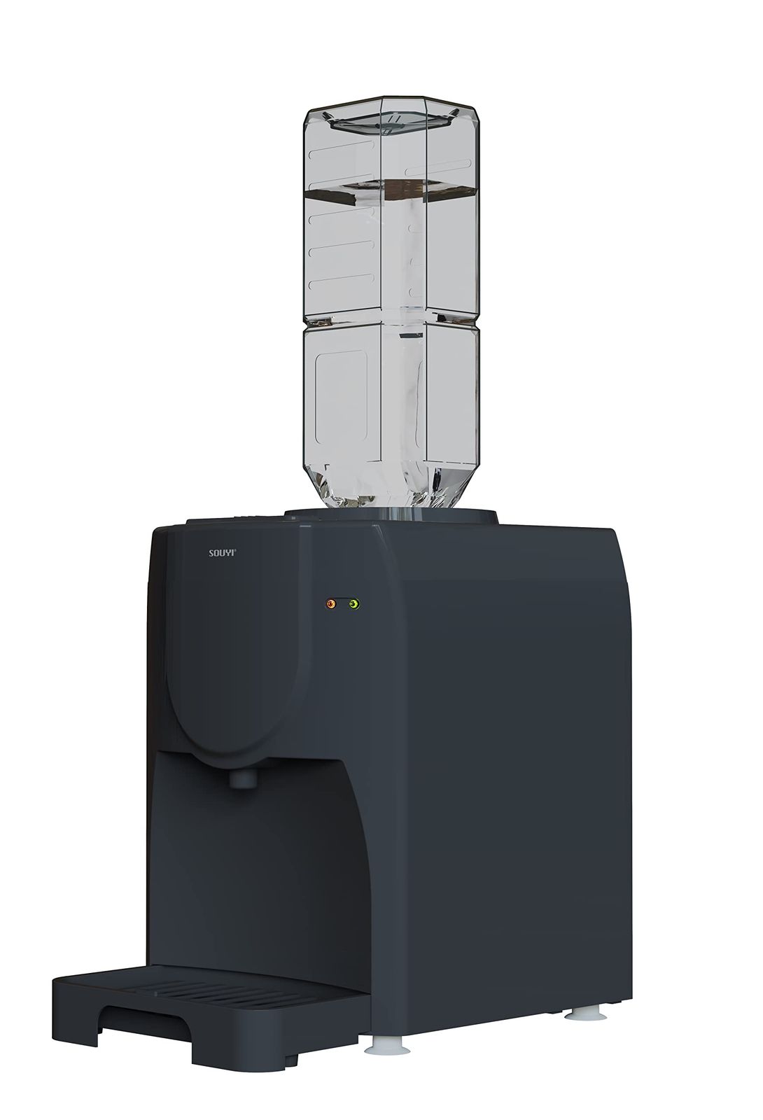 【NEWモデル】卓上ウォーターサーバー ペットボトル対応 【冷水9℃～温水90℃】折りたたみトレー付 小型の鍋 インスタント食品が置けるトレー コンパクト 安全機能付 ホット＆コールド両用 エコな節電タイプ 節水 手軽に給水 保温 保冷 家庭用 卓上 インテリ