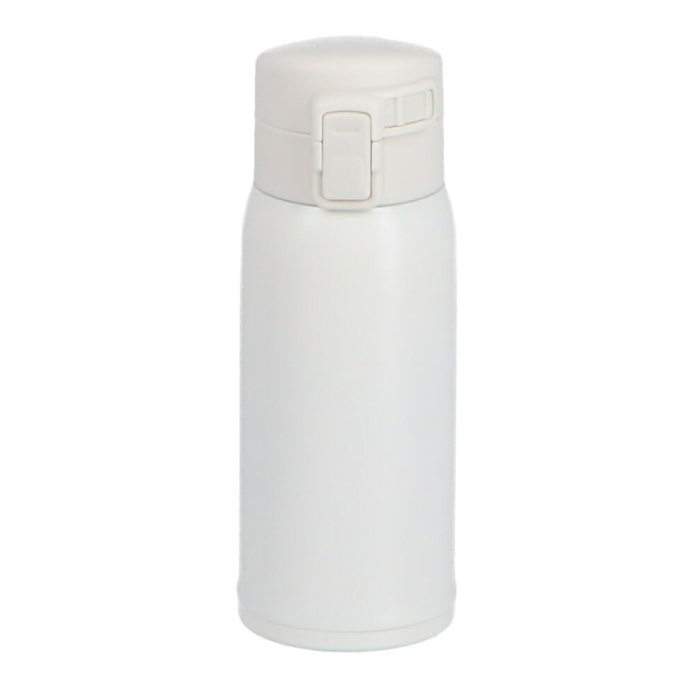コーナン オリジナル LIFELEX ワンタッチボトルWH 350ml KHH05-6070 約幅65×奥行65×高さ182mm