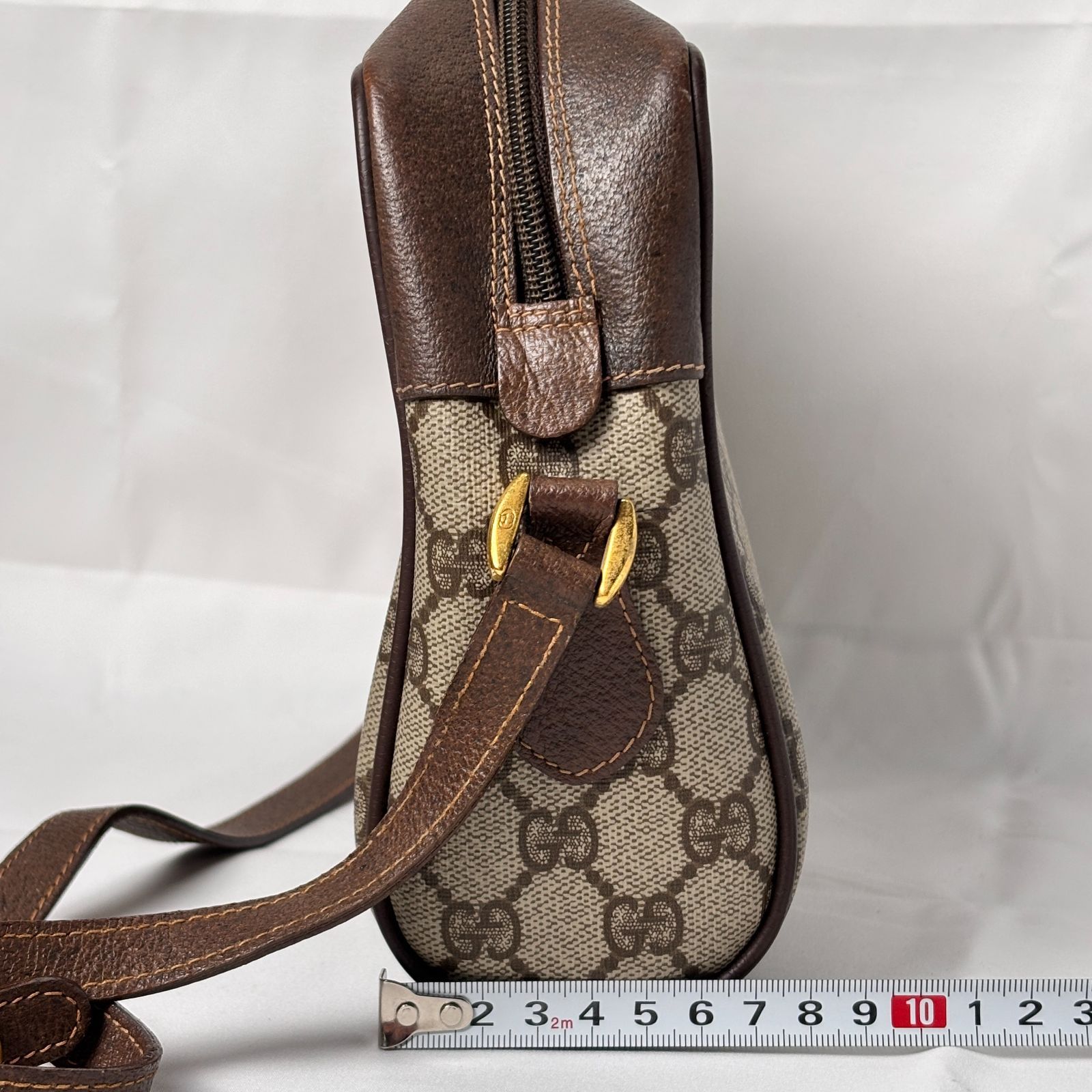 GUCCI オールドグッチ GGキャンバス ショルダーバッグ GUCCI オールドグッチ GGキャンバス ショルダーバッグ シェリーライン