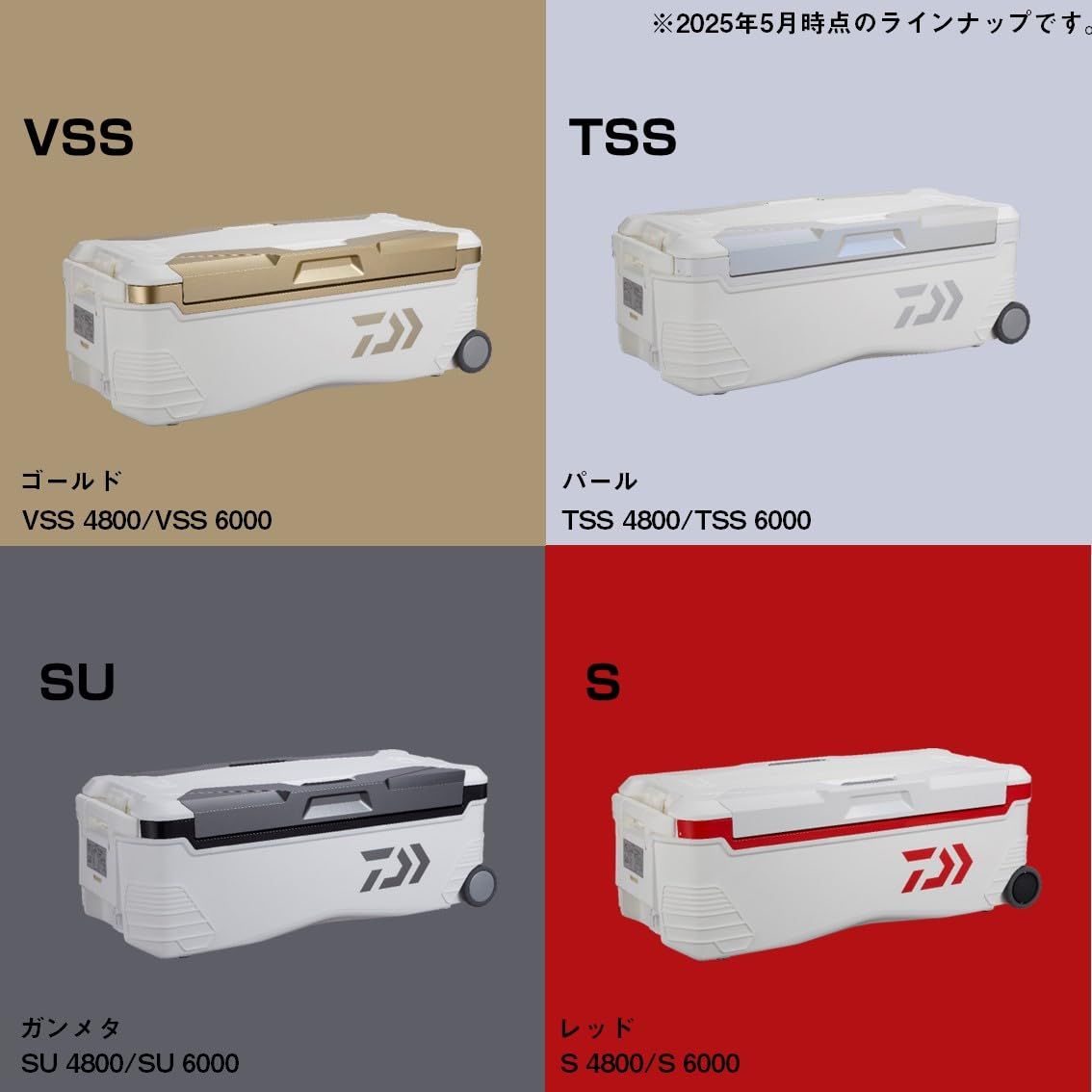 ダイワ(DAIWA) クーラーボックス トランクマスターHD2 S6000 レッド 