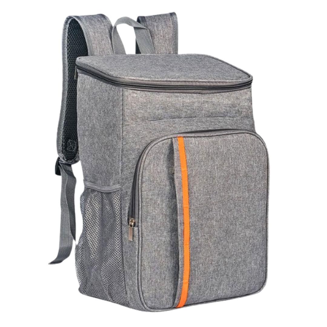 Solvanta 단열 백팩 쿨러 박스 방수 경량 야외 캠핑 피크닉 바베큐 커뮤터 29 x 42 x 19 cm 20 L 그레이