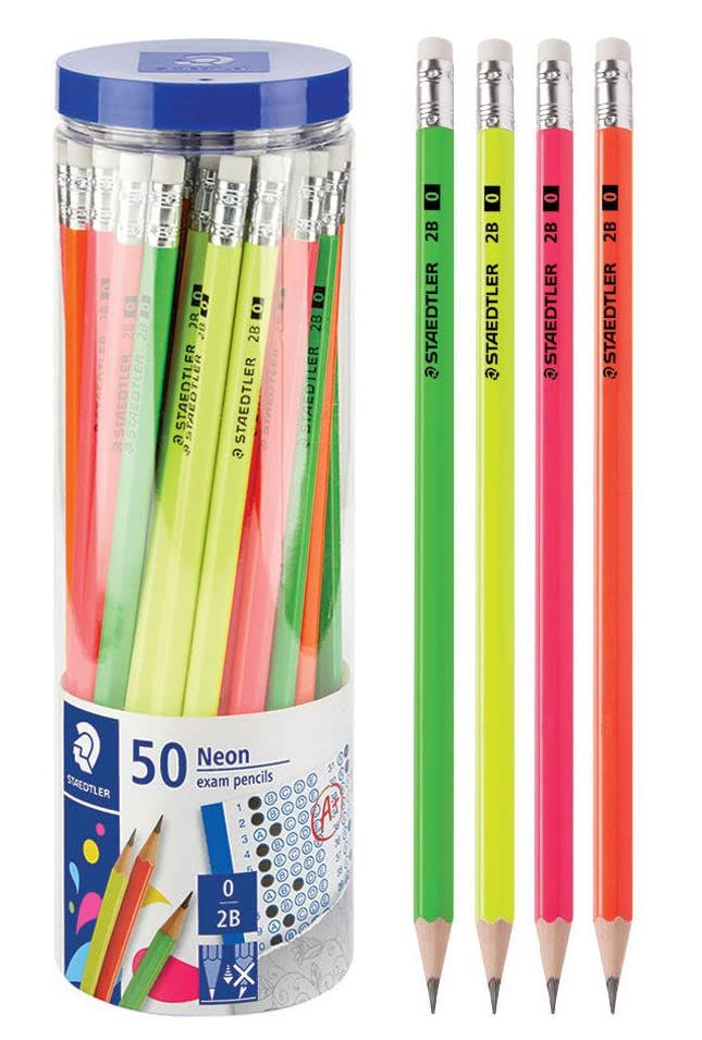 ステッドラー(STAEDTLER) 鉛筆 、鉛筆削り (Neon exam pencils 50本セット) [並行輸入品] 4,330円