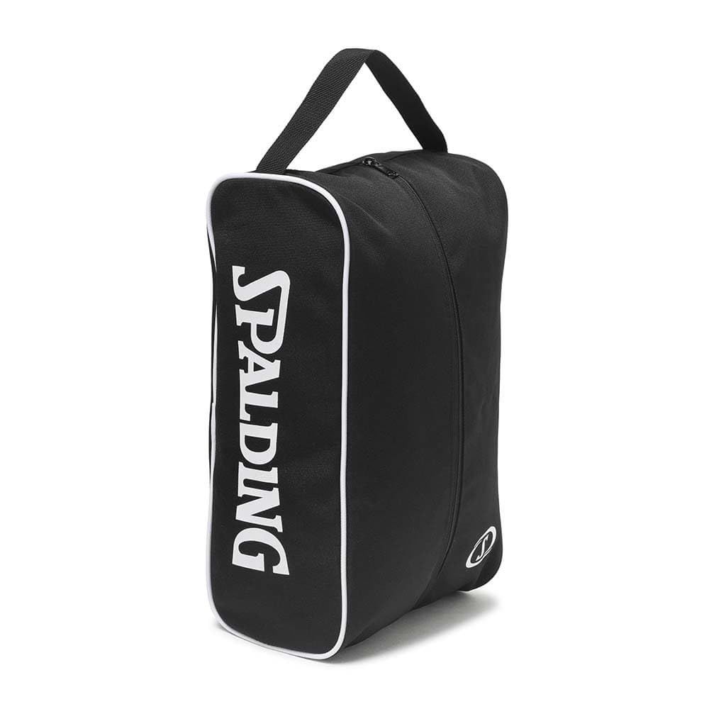 SPALDING (スポルディング) シューズケース ブラック×ホワイト W36×H13×D21.5cm 42-007WH