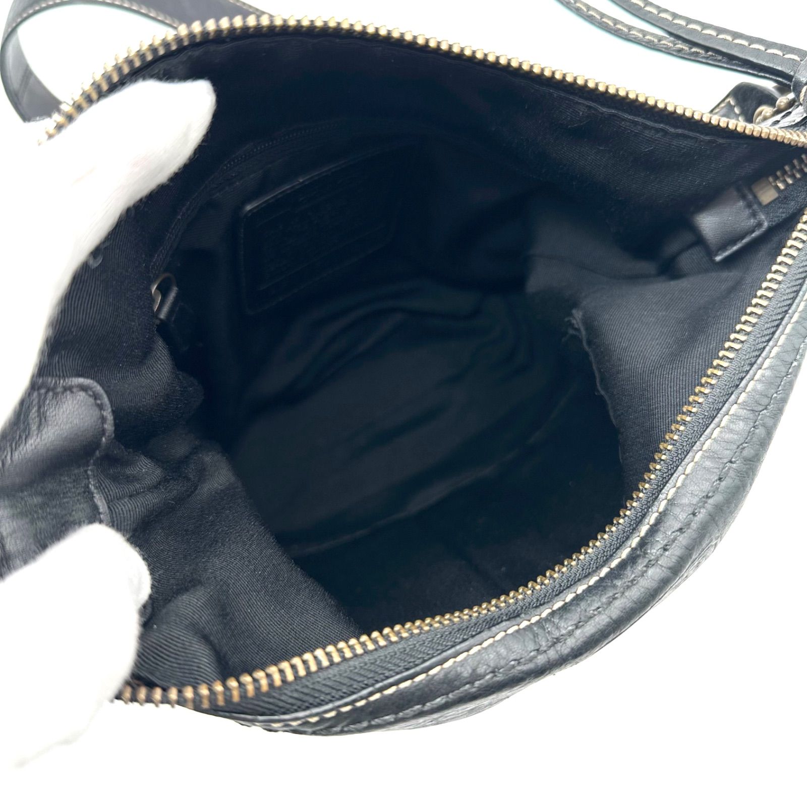 B5416】 【美品】 COACH コーチ ショルダーバッグ シグネチャー 10402 