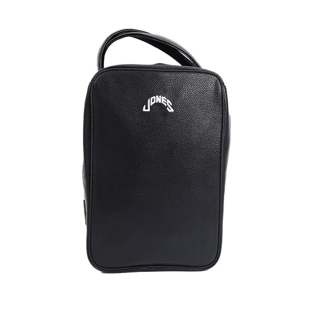 JONES GOLF ジョーンズ ゴルフ シューズバッグ シューズケース PVC メンズ レディース ゴルフ用品 (オールブラック)