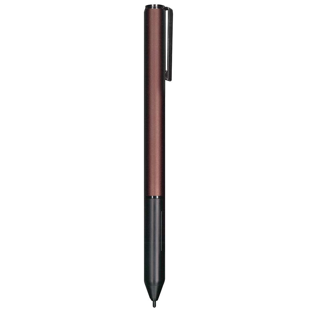 プリンストン アクティブスタイラス (Microsoft Pen protocol対応機器専用/筆圧感知1024レベル/ファンクションキー搭載)バーガンディ PSA-TPMS-BG