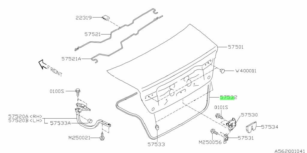セット品 車 スバル SUBARU 純正 新品 未使用 レガシィ BL5 / BL9 / BLE