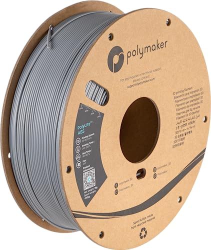 Polymaker (Polymaker) 3D Printer Filament PolyLite ABS 1.75mm Diameter 1kg Roll Gray MA