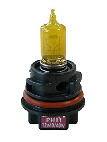 M&Hマツシマ 高効率ハイパーハロゲンヘッドライトバルブ 12V 40/40W PH11イエローMAX80's 101YM