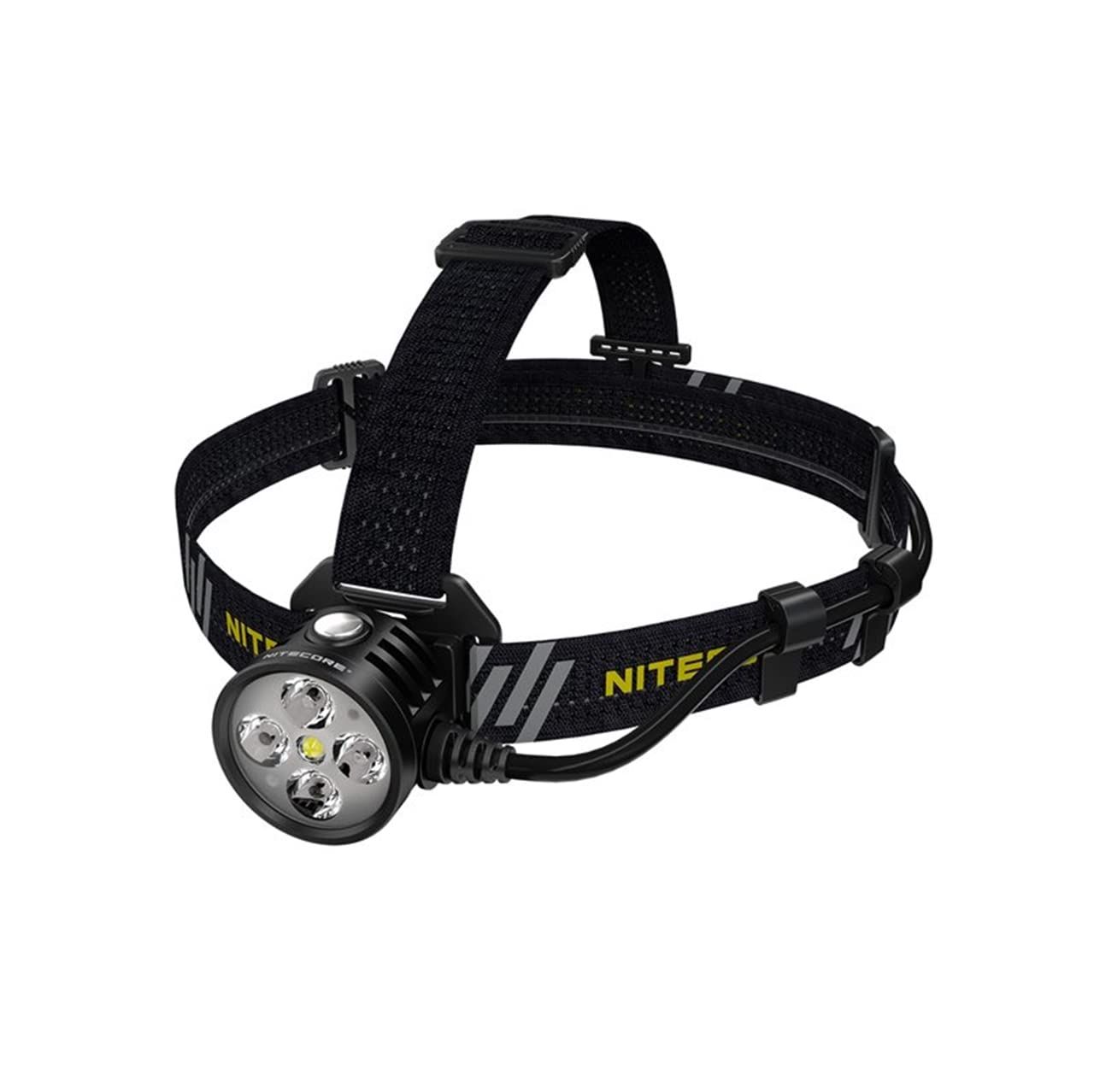 Nitecore HU60 USB エリート LED ヘッドランプ - 1600ルーメン、ワイヤレスコントロール付き（パワーバンクは含まれません）