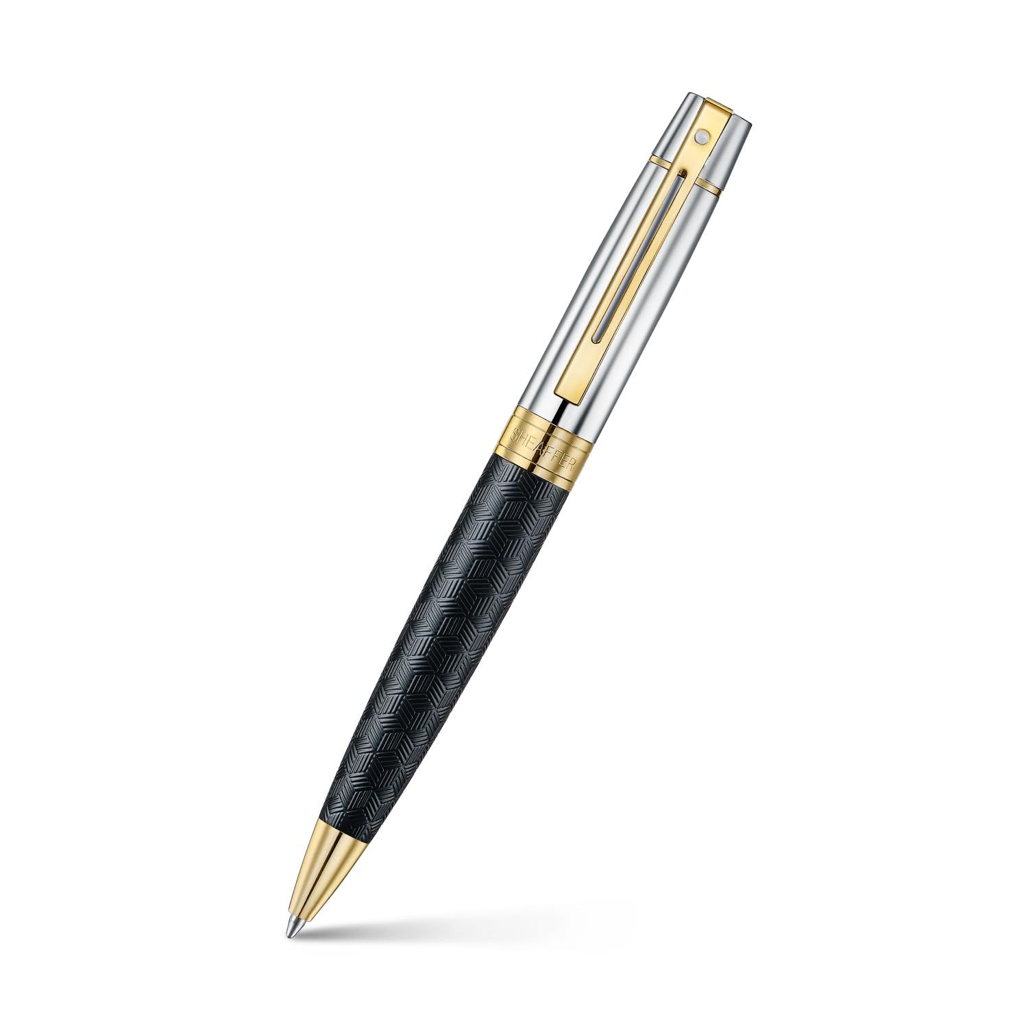 Sheaffer 300 ボールペン | E9347 刻印マットブラックバレルと光沢の 