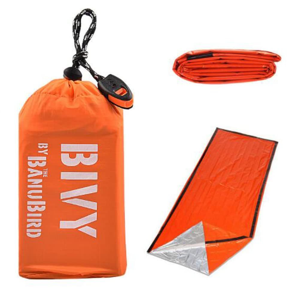 SZB sleeping bag, aluminum sheet, tent, insulated sheet for 1 person, insulated, camping, outdoor survival, mountaineering, exploration, hunting, safety measures, car sleepover mat, waterproof, folding (sleeping bag *2+ storage bag)
