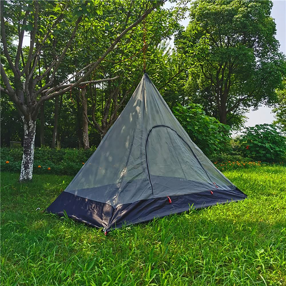 mosquito net, outdoor mosquito net, inner tent for one-pole tent, camping mosquito net, ultra-lightweight portable tent, easy to set up, high density, convenient to carry, with storage pouch (for 2 people) t c09db32b