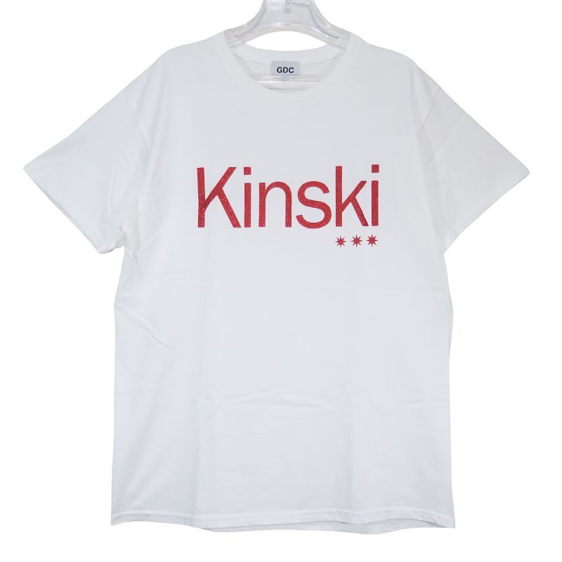 GDC ジーディーシー Kinski Live Forever TEE CD106 クルーネック Tシャツ ホワイト カットソー サイズL Mayk
