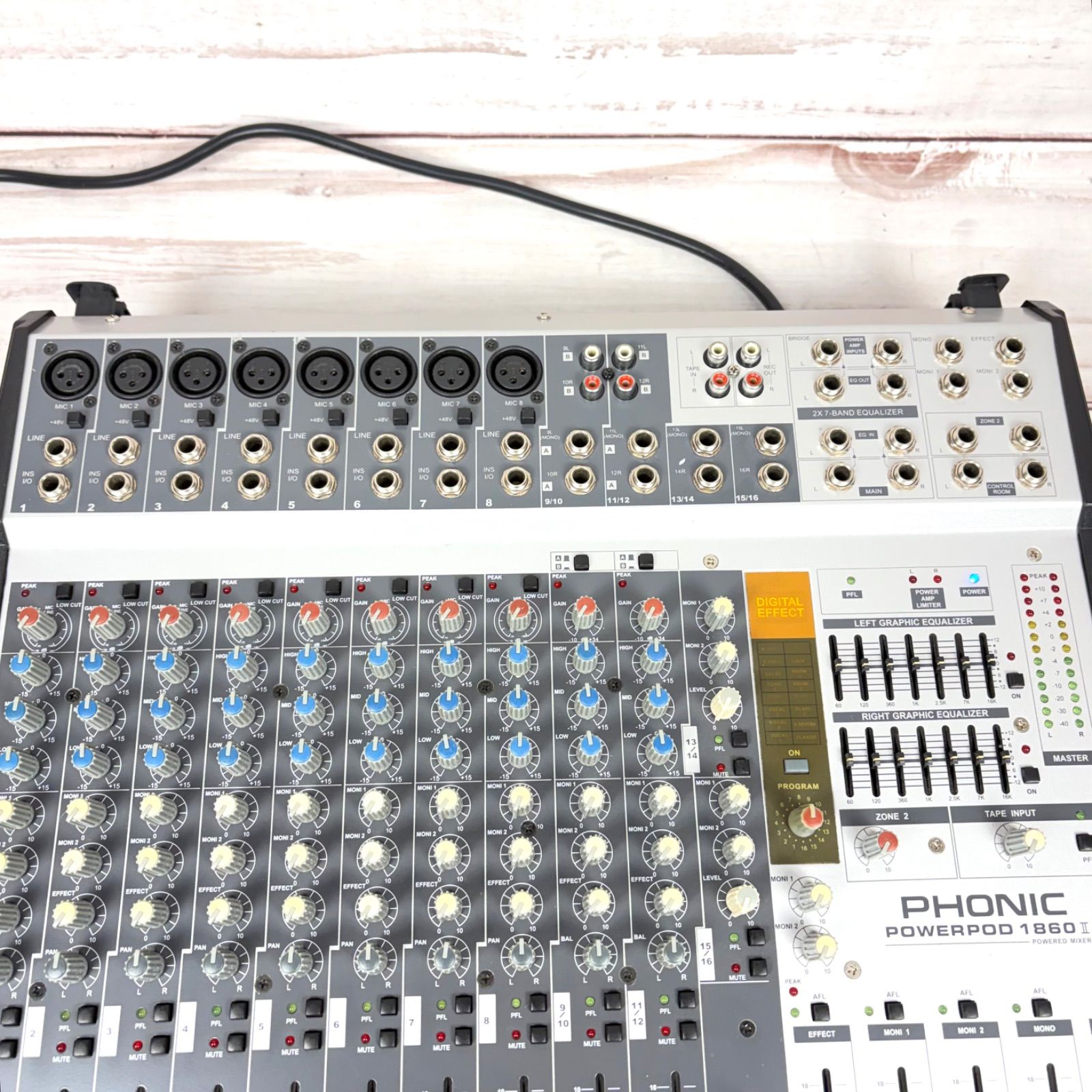PHONIC POWERPOD 1860 II フォニック パワード ミキサー - メルカリ