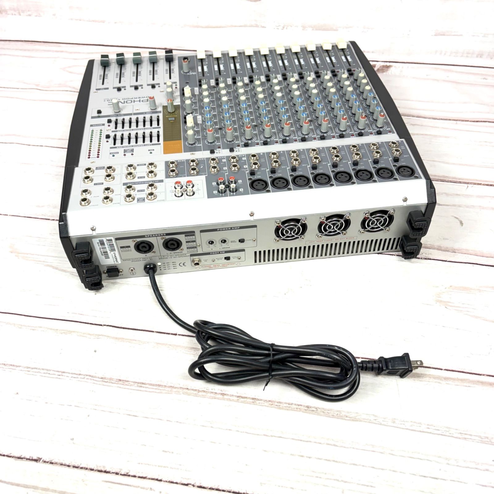 PHONIC POWERPOD 1860 II フォニック パワード ミキサー - メルカリ