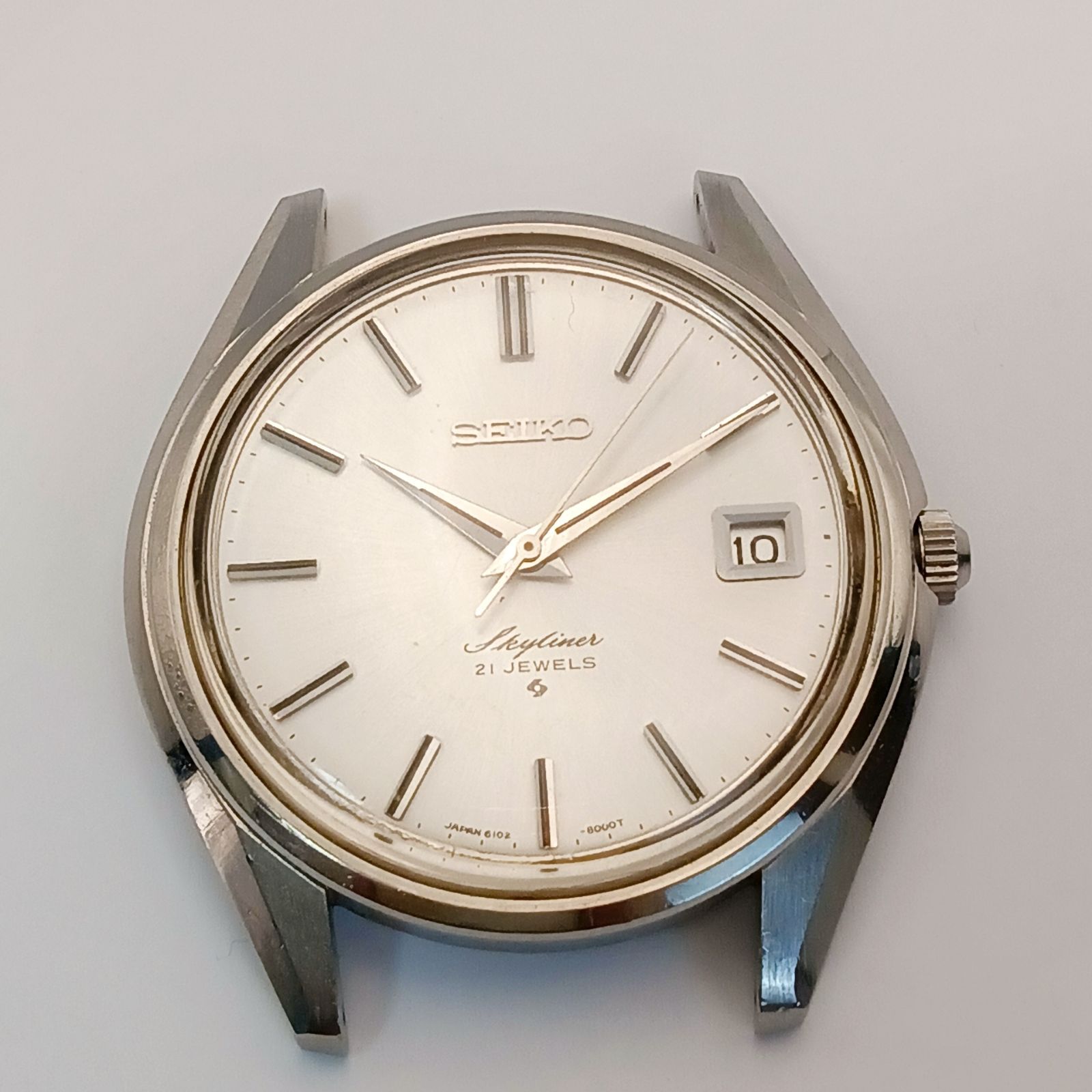 スカイライナー セイコー SEIKO 21石 手巻き デイト 稼働 - メンズ 0 1 
