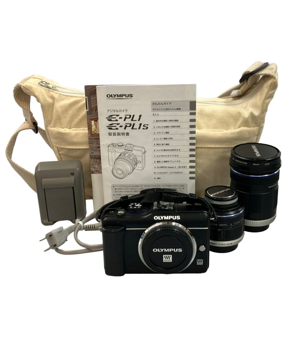 訳あり オリンパス ミラーレス一眼カメラ E-PL1s ダブルズームキット OLYMPUS 訳あり オリンパス ミラーレス一眼カメラ E-PL1s ダブルズームキット OLYMPUS