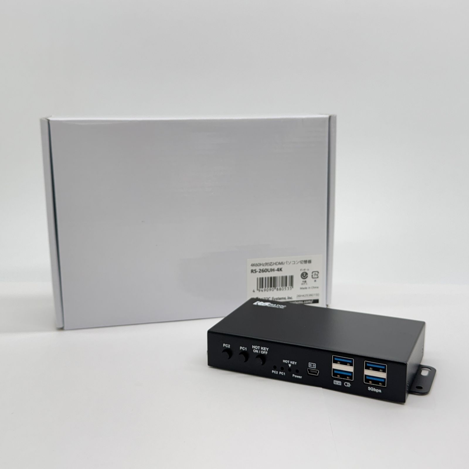 RATOC Systems 4K60Hz対応 HDMIパソコン切替器 RS-260UH-4K【C6962-60】