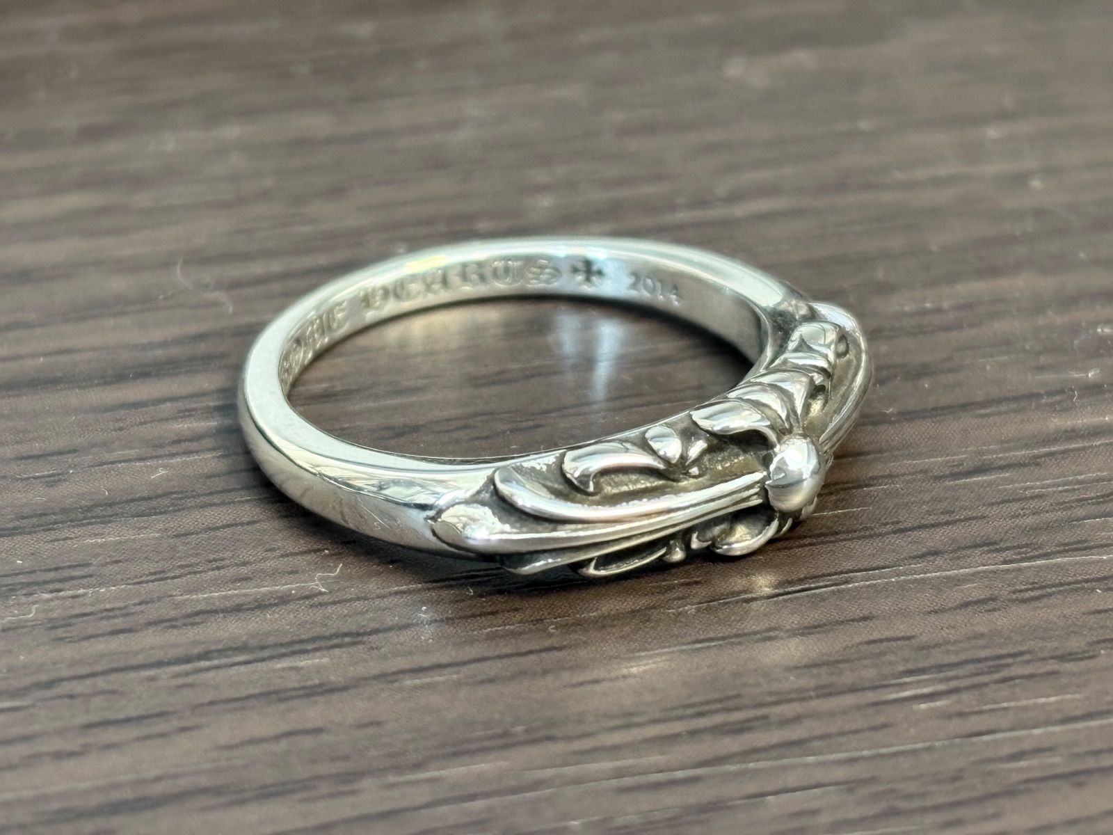 CHROME HEARTS】Baby Classic Floral Cross Ring US10 在庫あり即発 