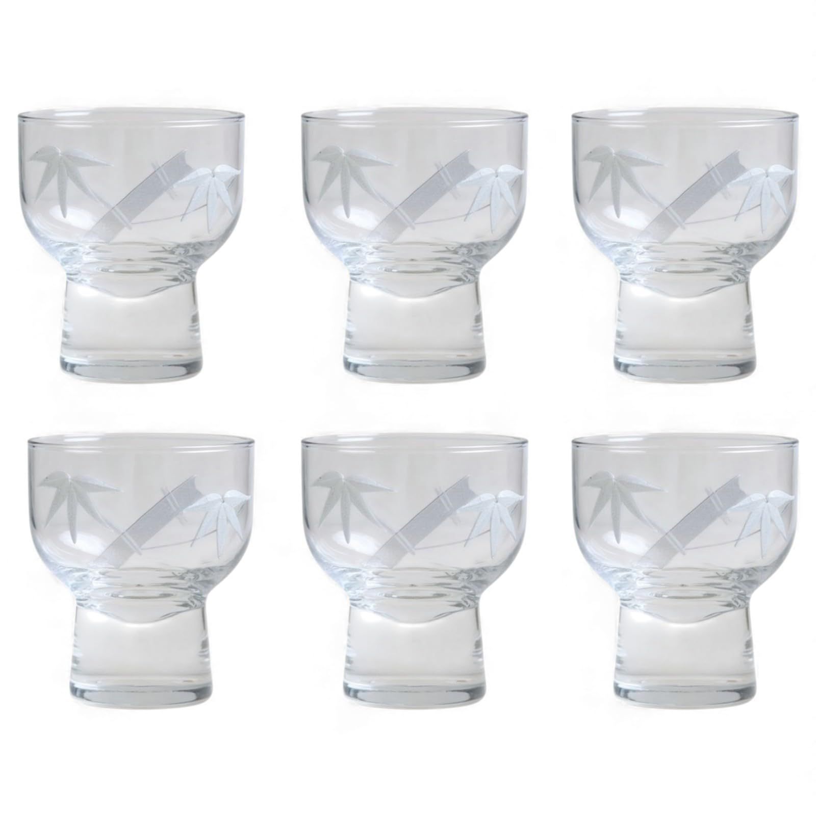 匠美風 ディナー ラグゼ select 6個入 切子 杯 （ 盃 さかずき ） 竹切子 φ56xH65mm 70ml ガラス （ ガラス ）日本製 匠 PNO.334597