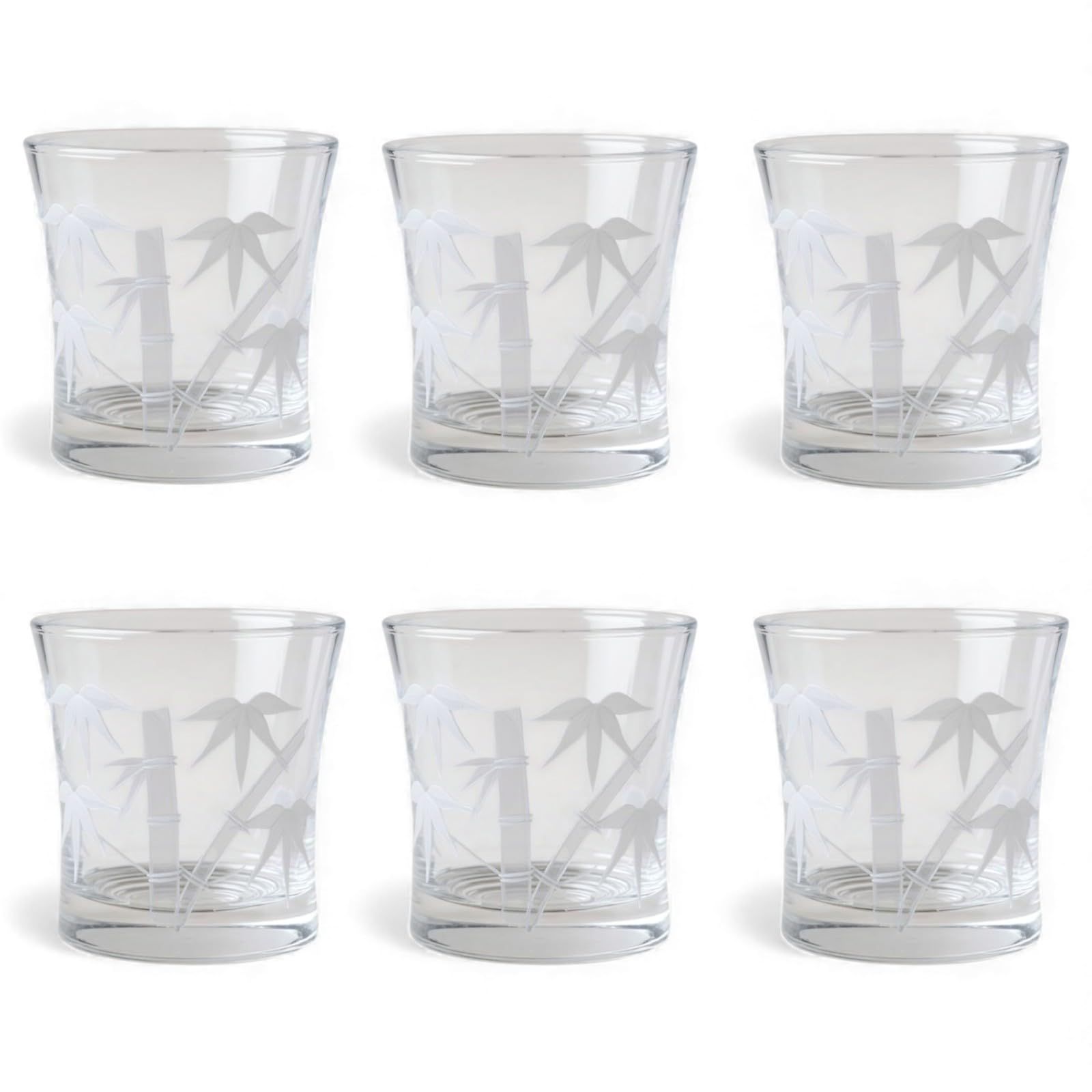 匠美風 ディナー ラグゼ select 6個入 切子 杯 （ 盃 さかずき ） 竹切子 φ66xH66mm 110ml ガラス （ ガラス ）日本製 匠 PNO.334672