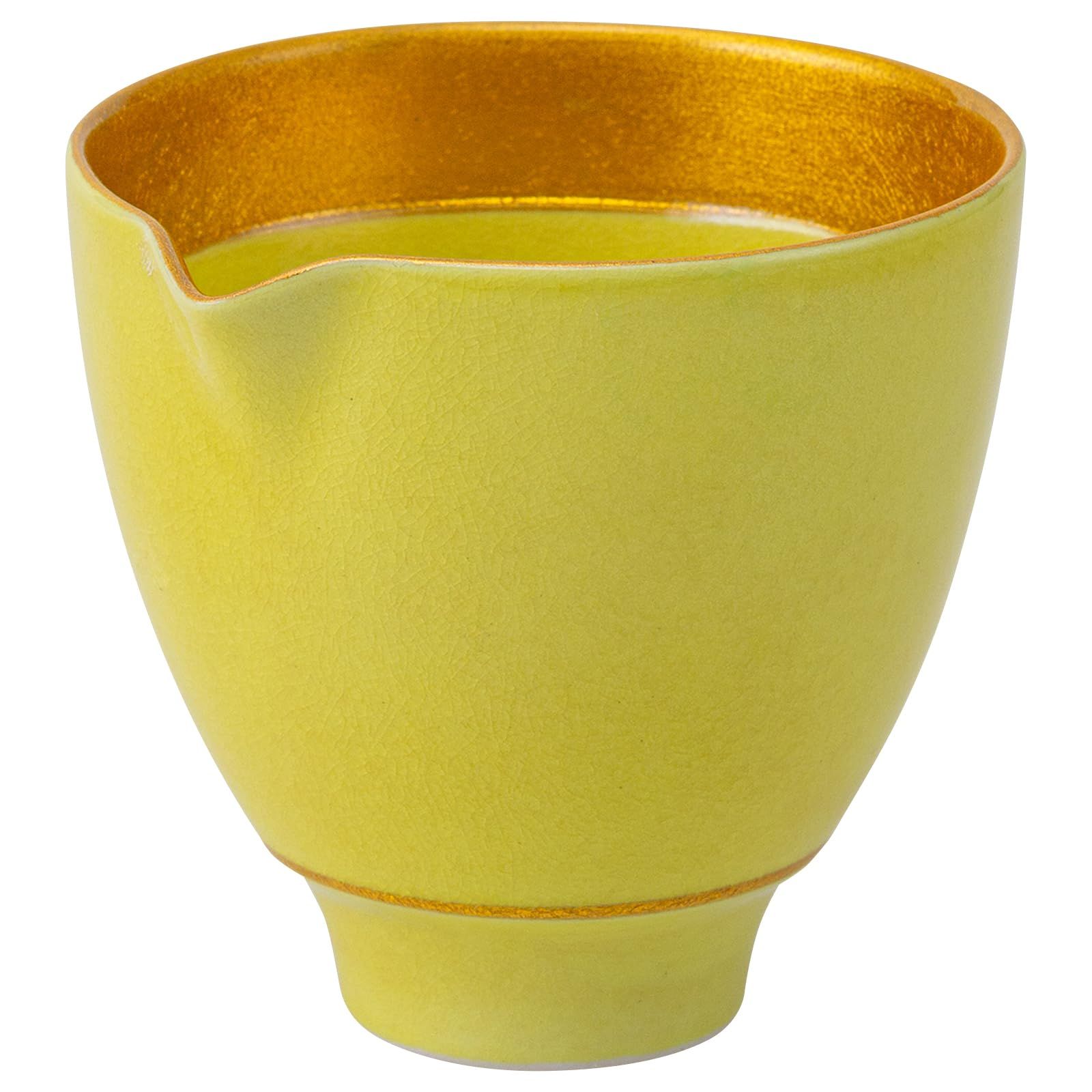 波佐見焼 翔芳窯 釉裏金彩 片口徳利 とっくり 直径約9cm 鶸 日本製 256733