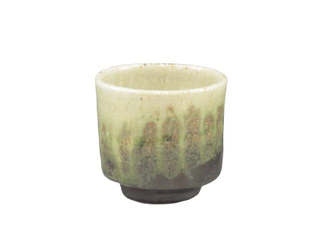 伊賀焼（三重県） 風姿窯 酒器 ぐい呑 松灰釉景色 4IGA0118 特製桐箱入+和紙包装
