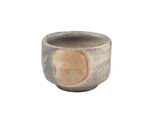 備前焼（岡山県） 松円 酒器 ぐい呑 自然釉掛け 6BIZ0117 窯元木箱（共箱）入+和紙包装