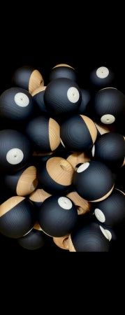けん玉 Okendama NEO Tama Only - Crafted European wood Ash Black Jet 玉のみ
