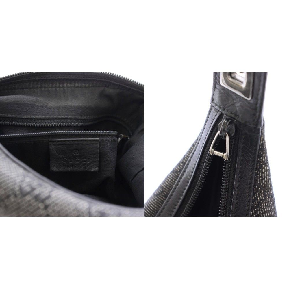グッチ GUCCI GGキャンバス トートバッグ ワンショルダーバッグ 黒