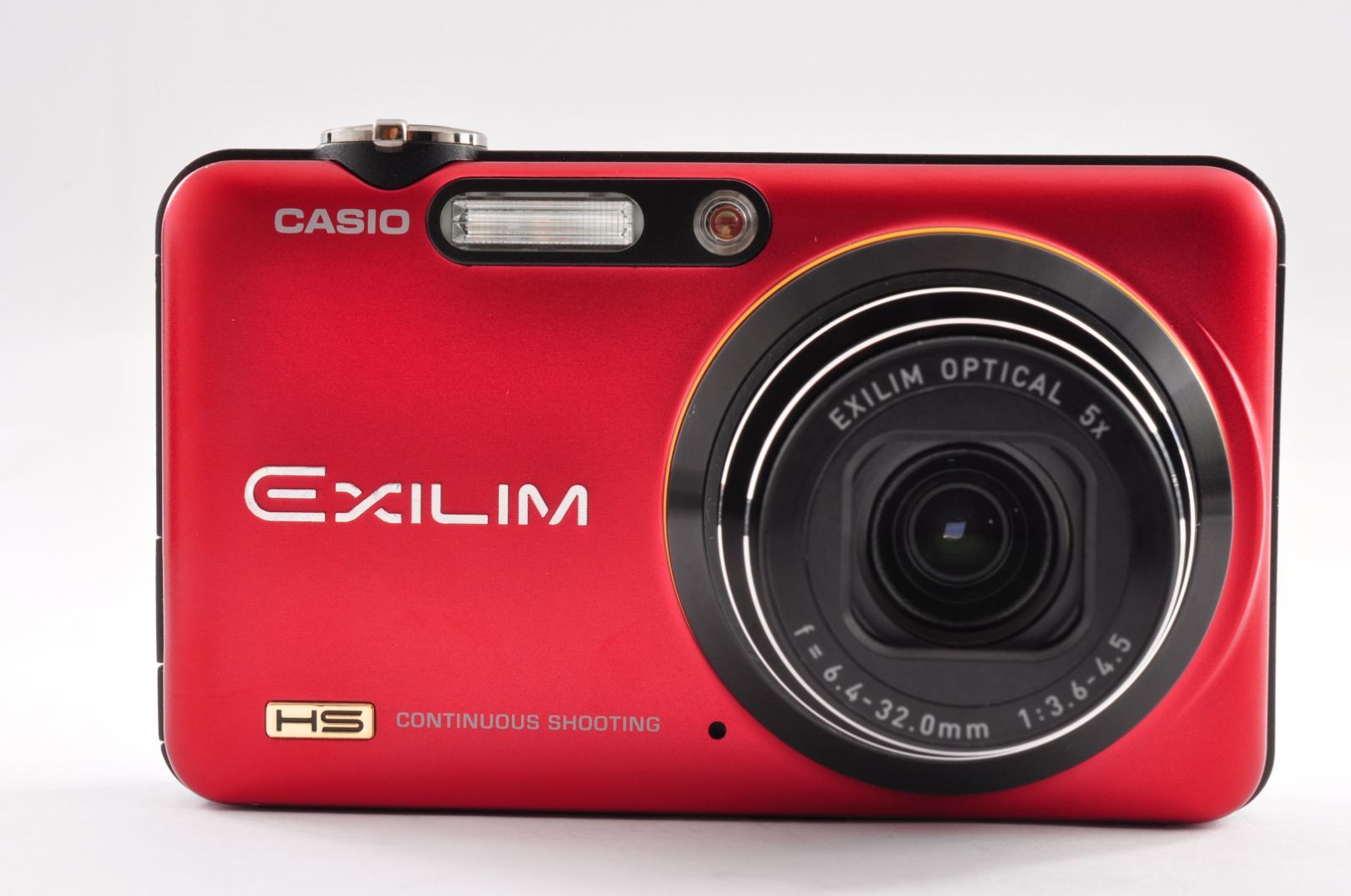 カメラ CASIO EXILIM HSコンパクトデジタルカメラ ワインレッド