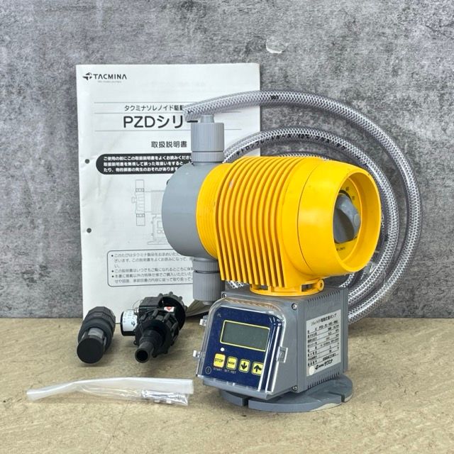 ソレノイド駆動定量ポンプ 【中古】通電OK タクミナ ZD-32-VEC-HWJ 360ml/min 0.3MPa 10-240V 50/60Hz 注入量ダイレクト入力 / 516818
