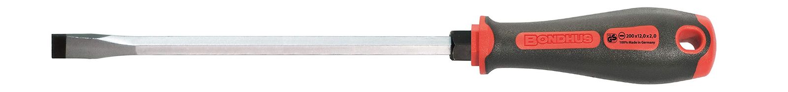 【国内正規品】Made in Germany ドイツ製 BONDHUS(ボンダス) マイナスドライバー 六角ボルスター付きマイナスドライバー 3066