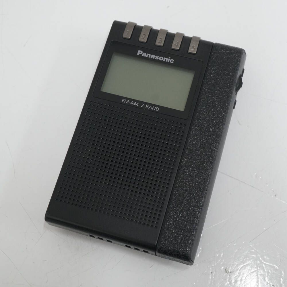 Panasonic RF-ND380RK FM-AM 2バンドレシーバー USED美品 パナソニック ラジオ 充電台欠品 完動品 X9903