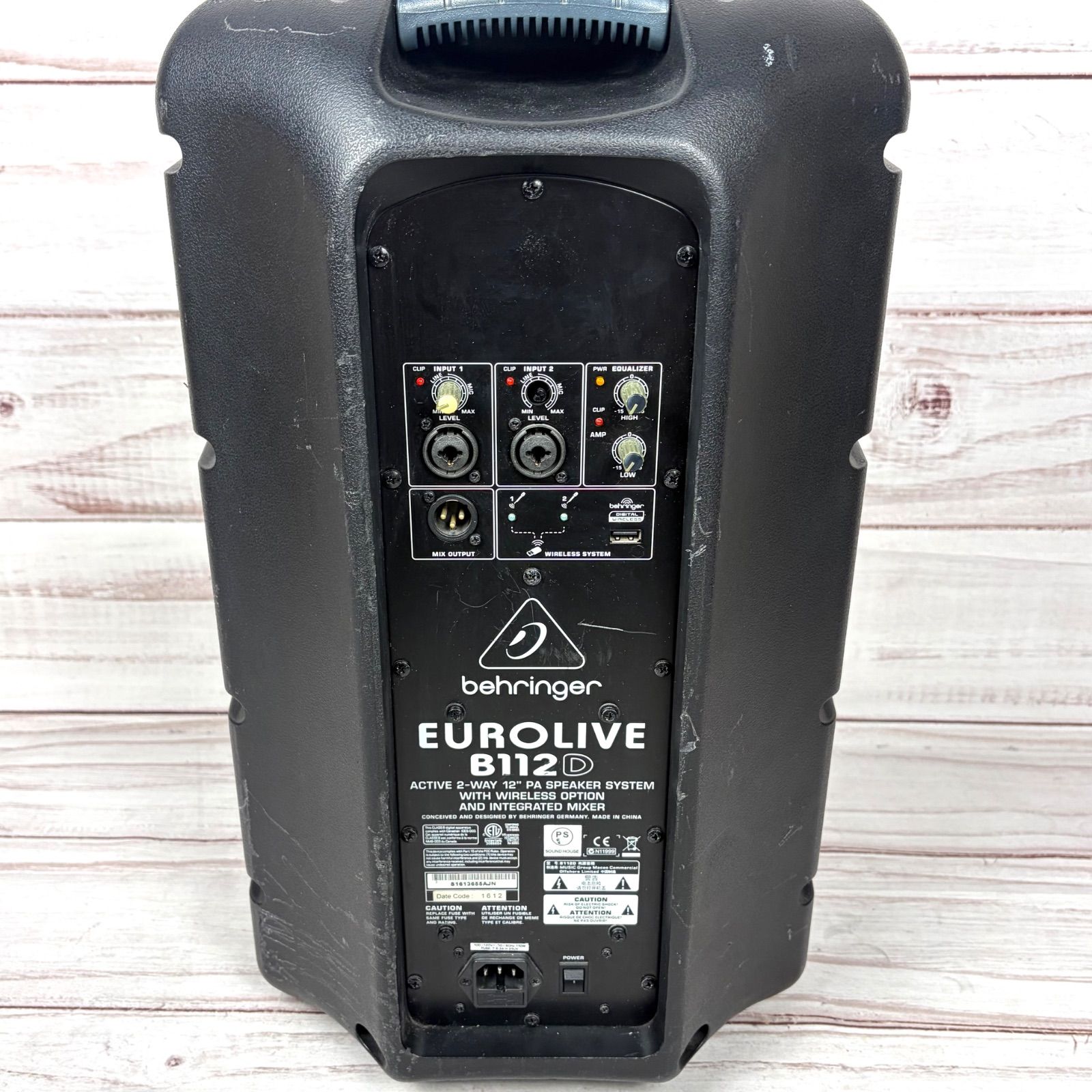 BEHRINGER EUROLIVE B112D ベリンガー パワードスピーカー BEHRINGER EUROLIVE B112D ベリンガー パワードスピーカー