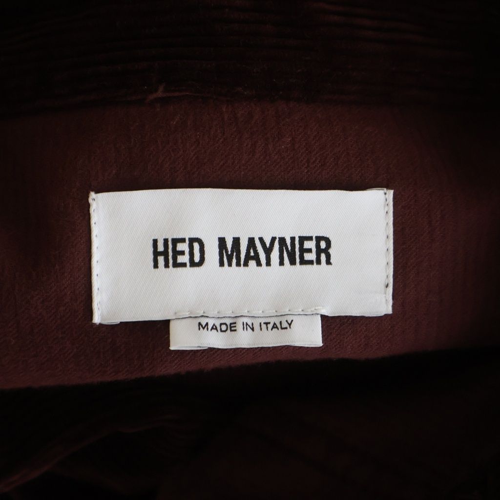 HED MAYNER (ヘドメイナー) ボタンアップ コーデュロイオーバーシャツ